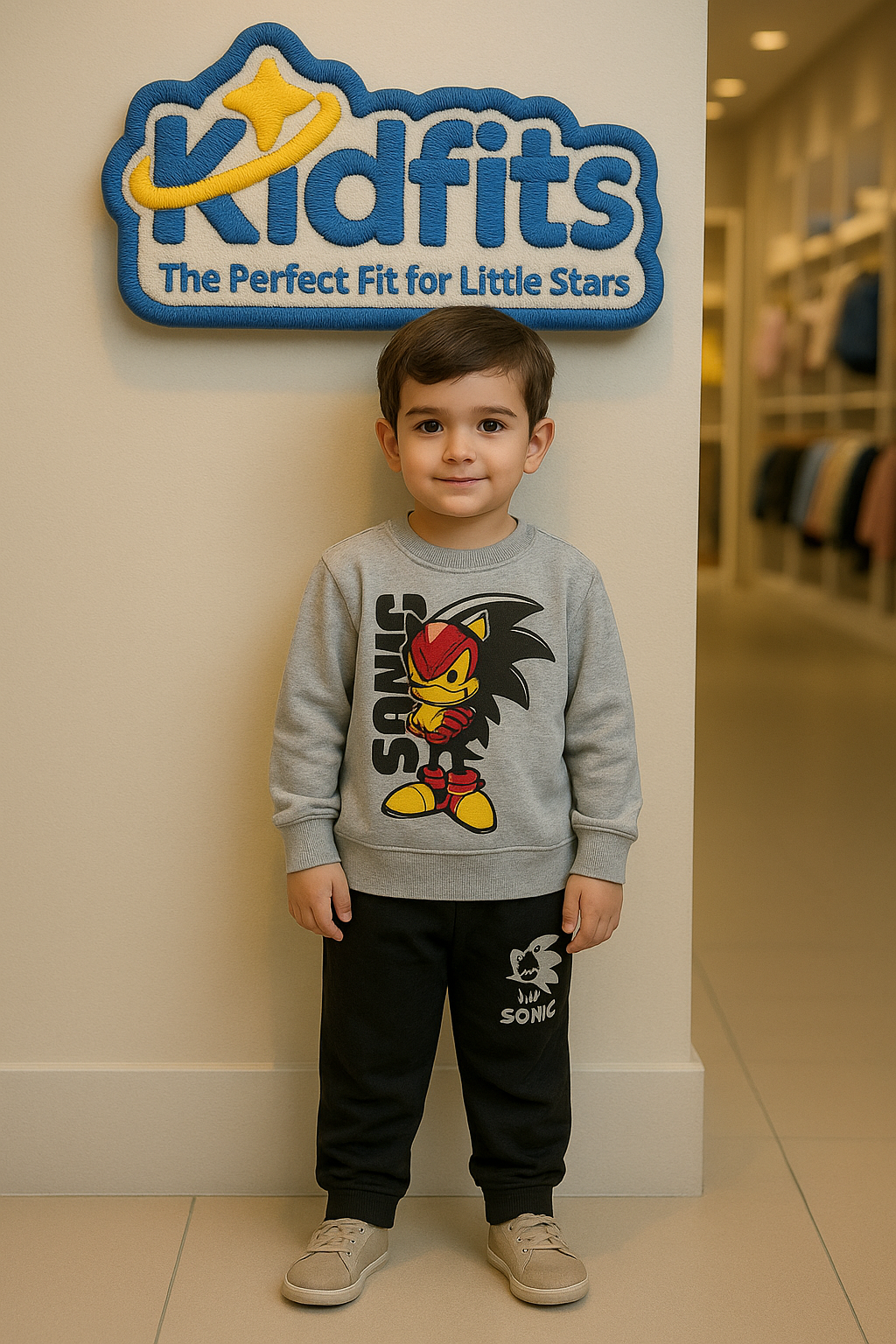 Kidfits – Sonic Power Winter Tracksuit for Boys